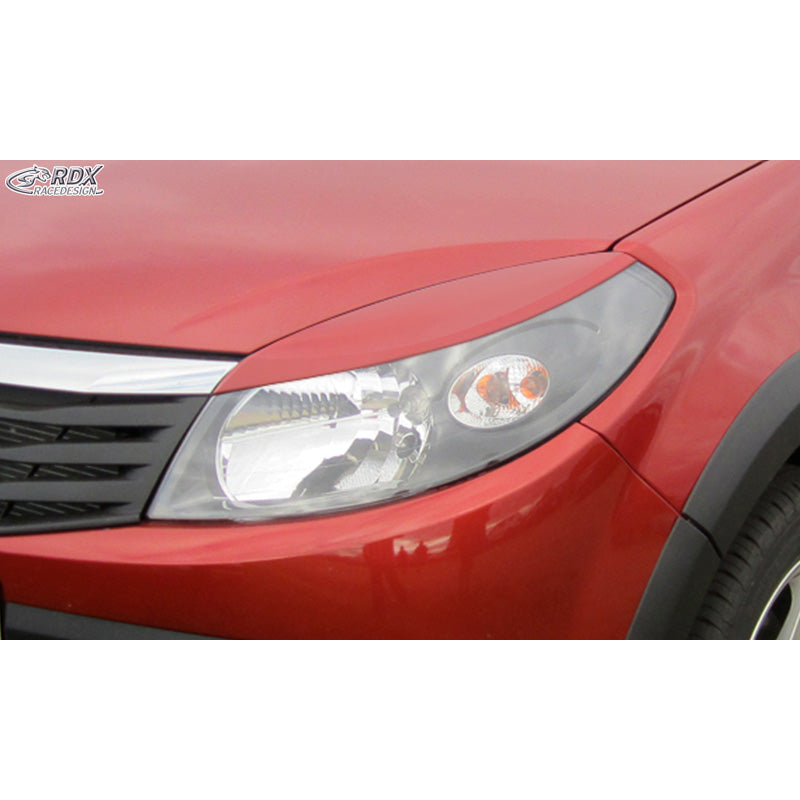 RDX Racedesign, Headlight Eyelids, fits Dacia Sandero -2012 (ABS)