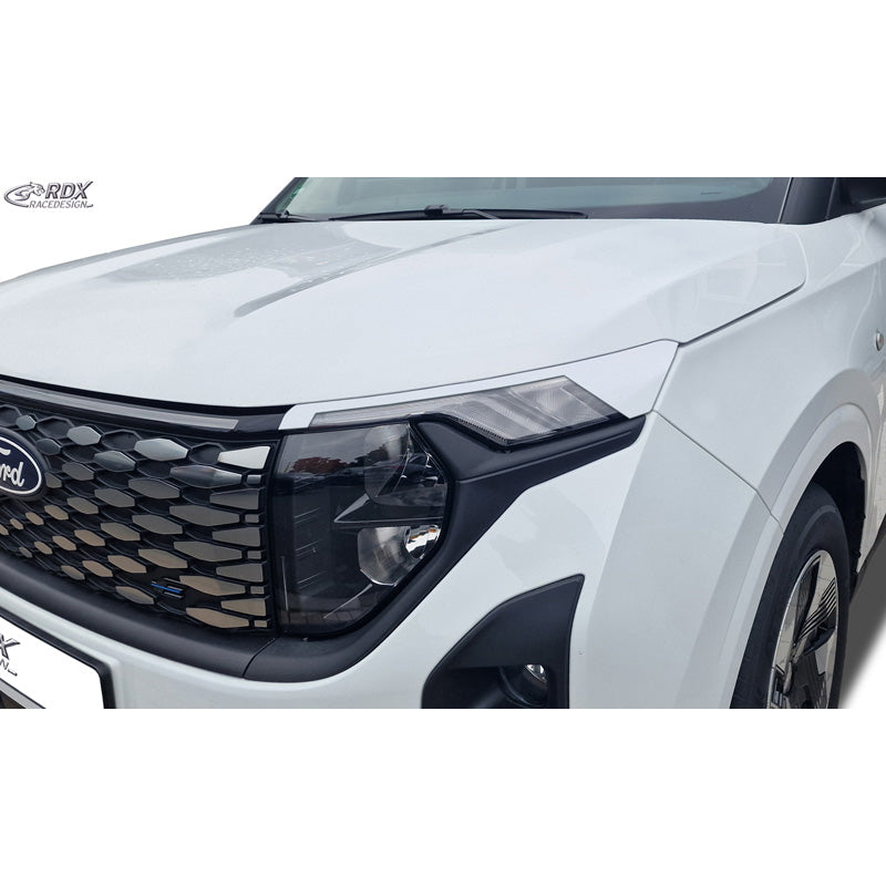 RDX, Eyebrow, ABS Gloss White, fits Ford Transit Courier & Tourneo Courier (2023-)