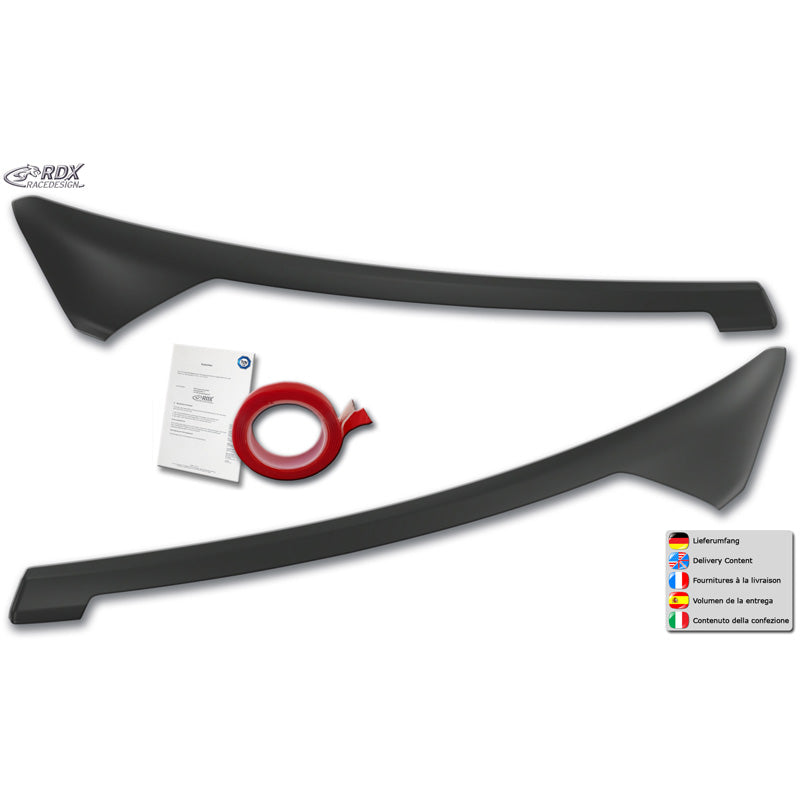 RDX, Eyebrows, ABS, fits Ford Transit Courier & Tourneo Courier (2023-)