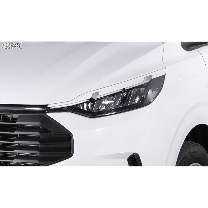 RDX, Eyebrow, ABS Gloss White, fits Ford Transit Custom & Tourneo Custom (V710) (2023-)