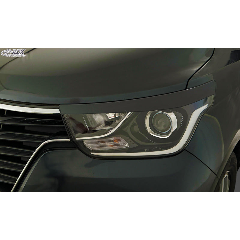 RDX, Eyebrow, ABS, fits Hyundai H-1 / H300 / i800 (2018-)