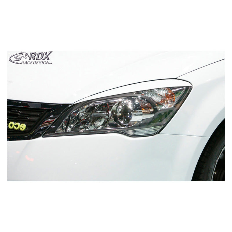 RDX Racedesign, koplampkappen, past op Kia Cee'd & Pro Cee'd ED 2009-2012 (ABS)