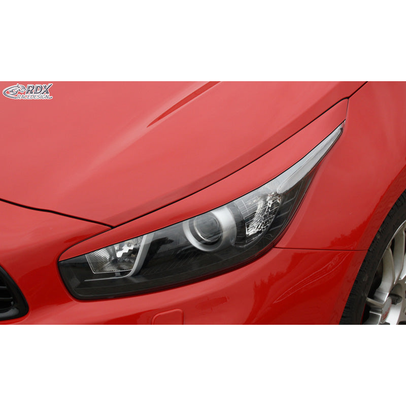 RDX Racedesign, Headlight Eyelids, Fits Kia Cee'd & Pro Cee'd JD 2012- (ABS)