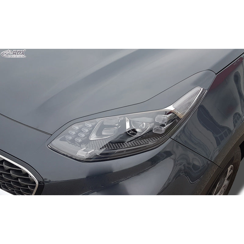 RDX Racedesign, Headlight Eyelids, Fits Kia Sportage 2015-2022 (ABS)