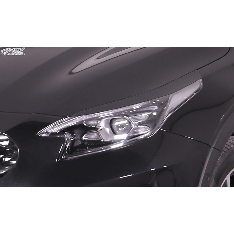 RDX Racedesign, Headlight Eyelids, Fits Kia XCeed (CD) 2019- (ABS)