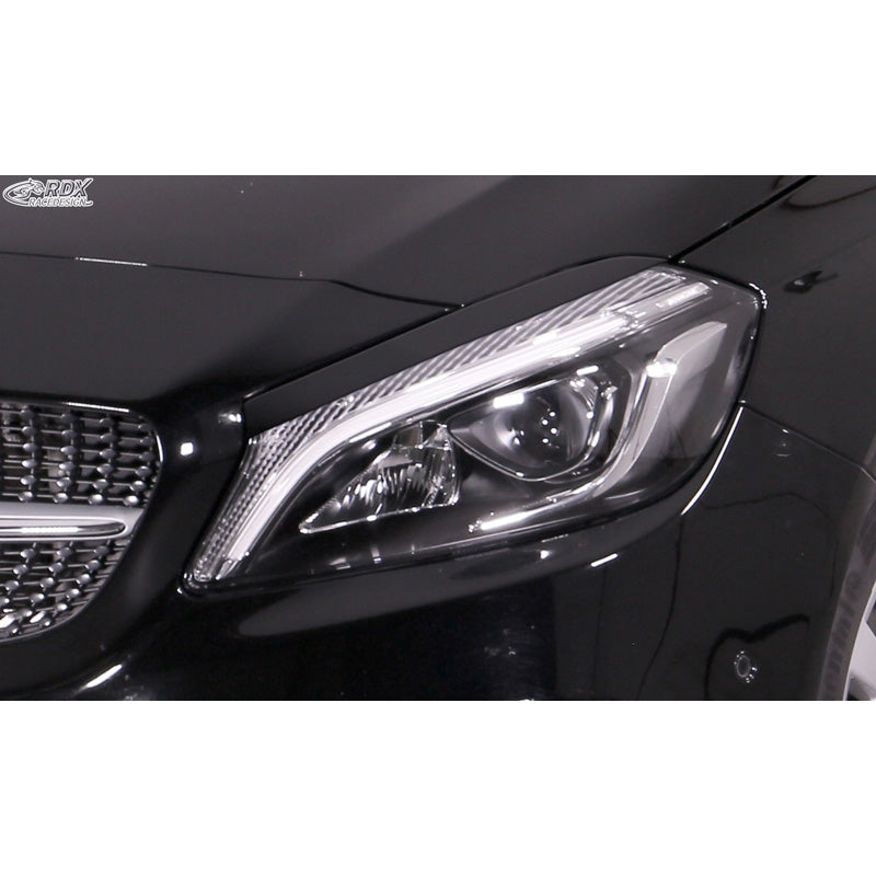 RDX Racedesign, Headlight Eyelids, Fits Mercedes A-Class (W176) 2012-2019 (ABS)