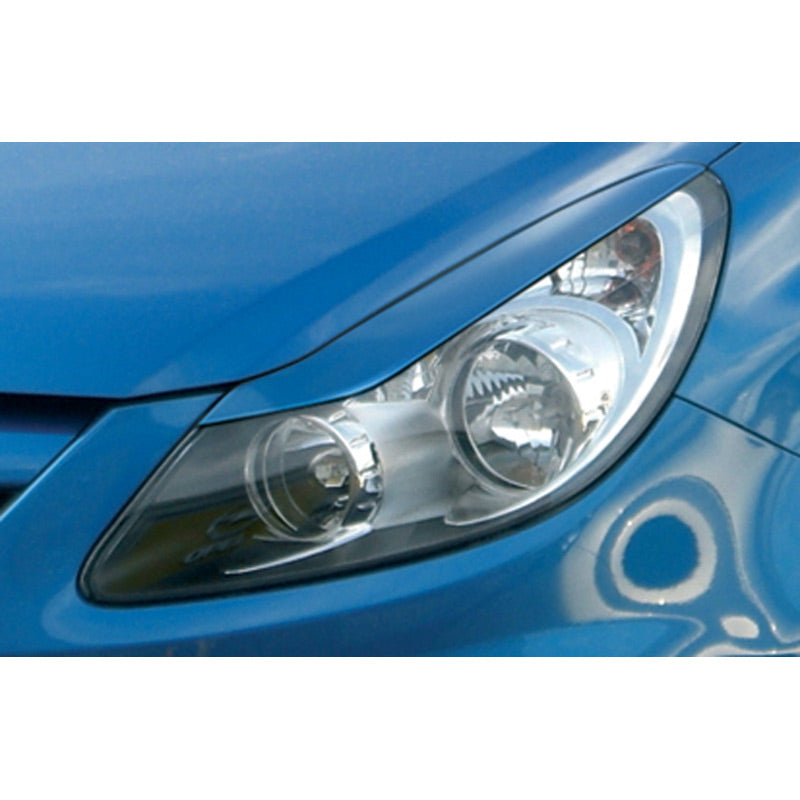 RDX Racedesign, Headlight Eyelids, Fits Opel Corsa D 2006- (ABS)