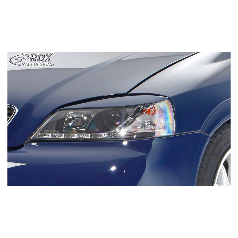 RDX Racedesign, koplampkappen, past op Opel Astra G 1998-2004 (ABS)