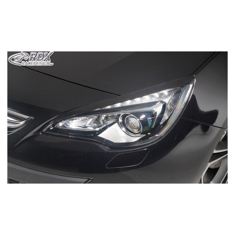 RDX Racedesign, Paupières de phares, convient à Opel Astra J GTC 2009-2015 & Cascada (ABS)