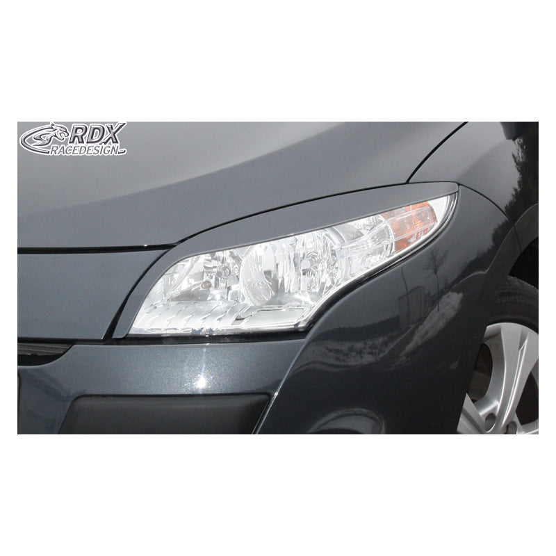 RDX Racedesign, koplampblenden, geschikt voor Renault Megane III 2008-2015 (ABS)