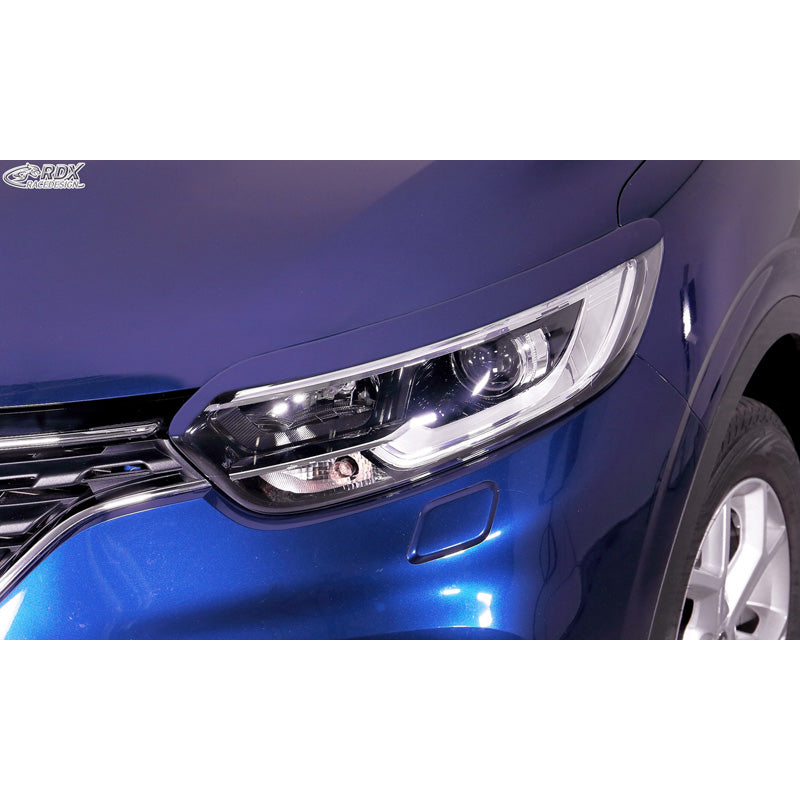 RDX Racedesign, Headlight Eyelids, Fits Renault Kadjar 2015-2022 (ABS)