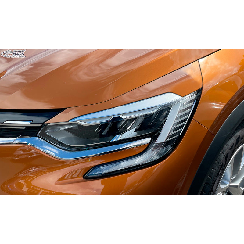 RDX Racedesign, koplampblenden, geschikt voor Renault Captur II 2020- (ABS)
