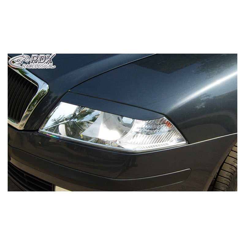 RDX Racedesign, Eyelids, fits Skoda Octavia II 2004-2008 (ABS)