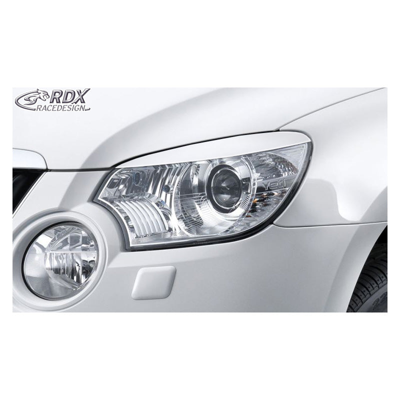 RDX Racedesign, headlight brows, fits Skoda Yeti 2009-2013 (ABS)