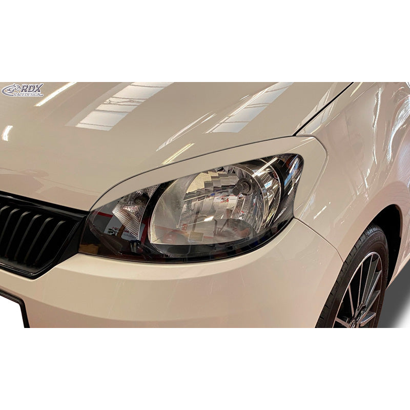 RDX Racedesign, koplampspoilers, past op Skoda Citigo 2011- (ABS)