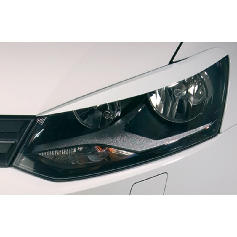 RDX Racedesign, paupières de phares, convient à Volkswagen Polo 6R & 6C 2009-2017 (ABS)