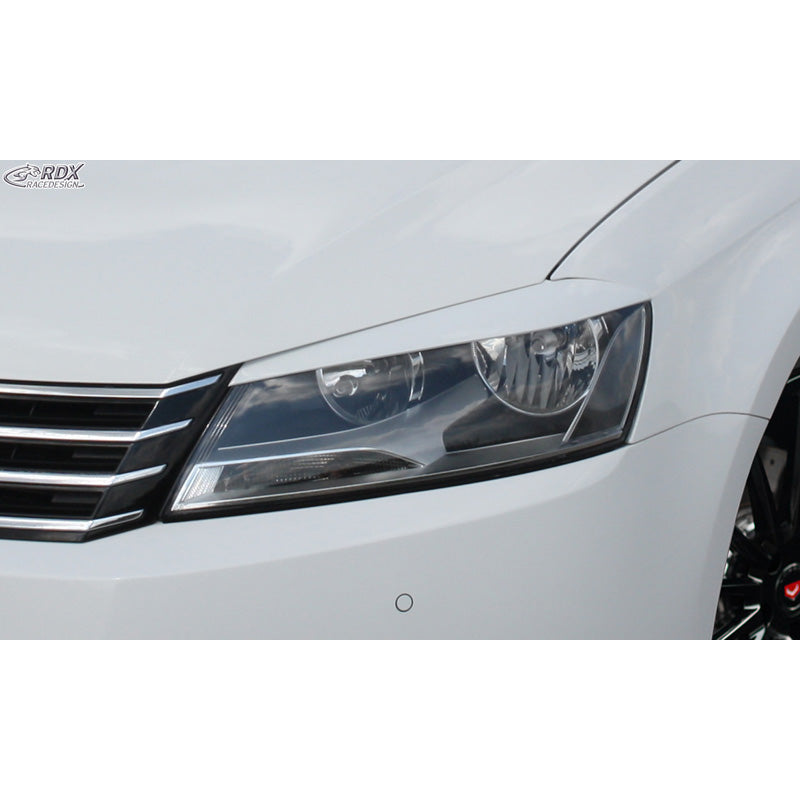 RDX Racedesign, koplampwenkbrauwen, past op Volkswagen Passat 3C Facelift 2011-2014 (ABS)