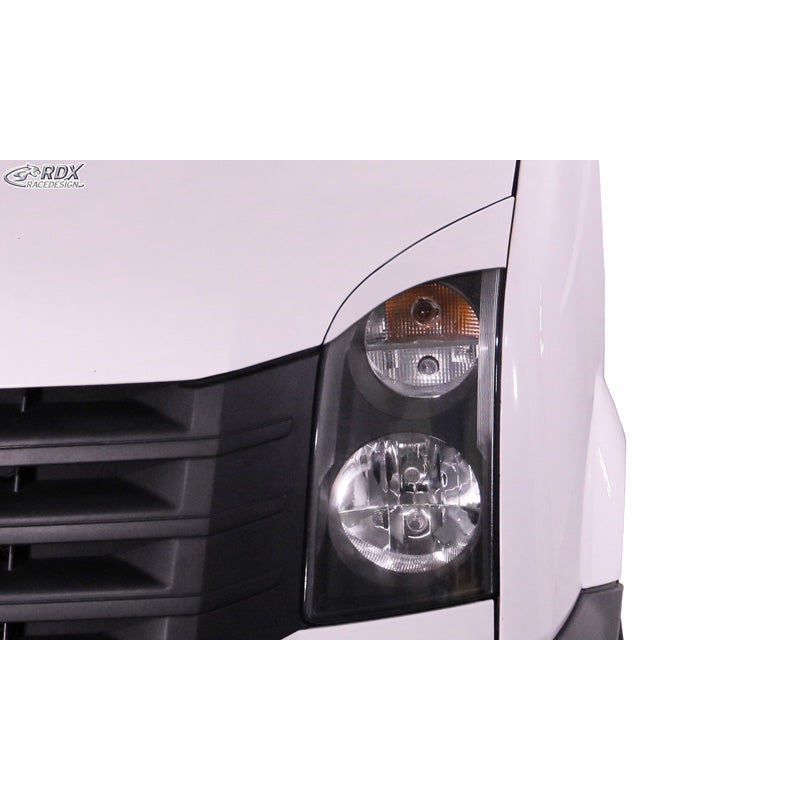 RDX Racedesign, koplampkappen, past op Volkswagen Crafter 2006-2017 (ABS)