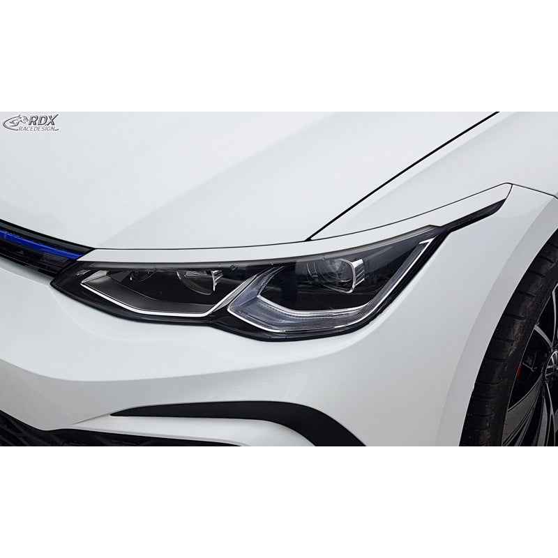RDX Racedesign, koplampblenden, past op Volkswagen Golf VIII (CD) 2020- (ABS)