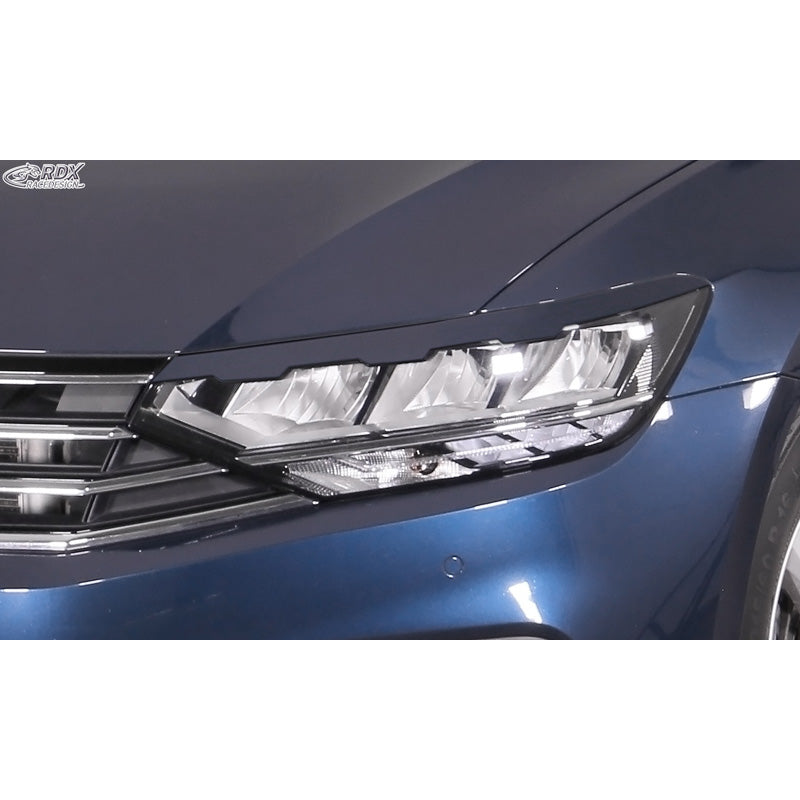 RDX Racedesign, koplampblenden, past op Volkswagen Passat 3G B8 Facelift 2019- (Carved) (ABS)