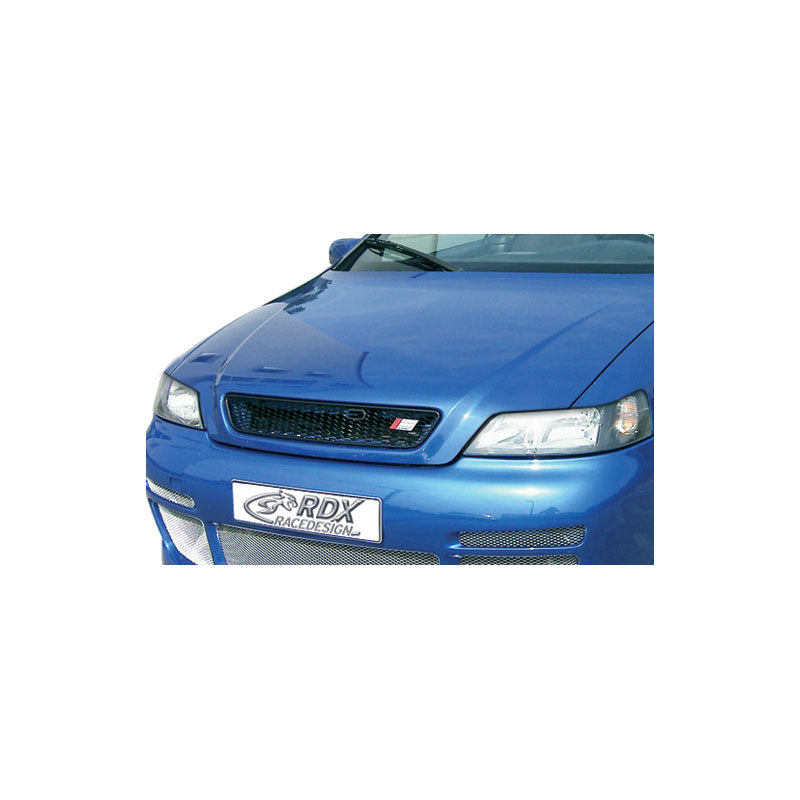 RDX Racedesign, Hood extension, fits Opel Astra G 1998-2004 4-piece (Metal)