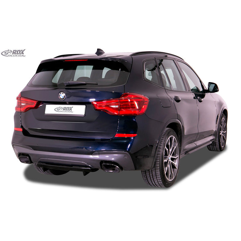 RDX Racedesign, Jupe de pare-chocs arrière 'Diffusor U-Diff', convient à BMW X3 (G01) 2017- with M-Package (PU)