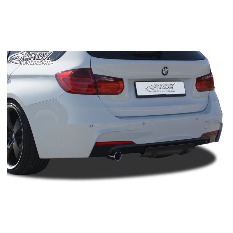 RDX Racedesign, Rear bumper skirt 'Diffusor U-Diff', fits BMW 3-Series F30/F31 2012-2018 incl. M-Technic (PU)