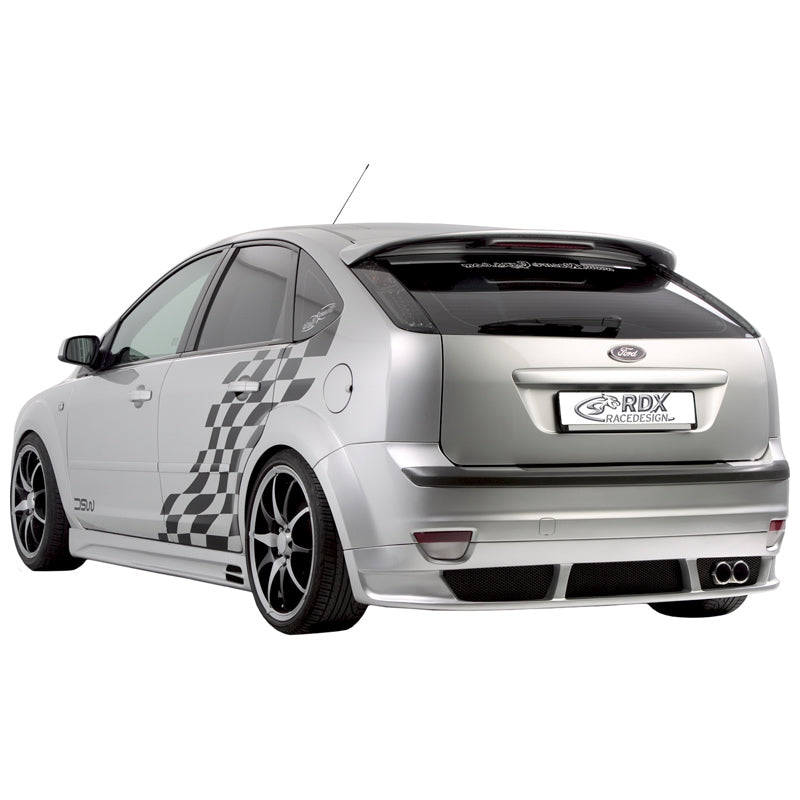 RDX Racedesign, Jupe de pare-chocs arrière, convient à Ford Focus II 2005-2008 excl. ST/Wagon (PU)