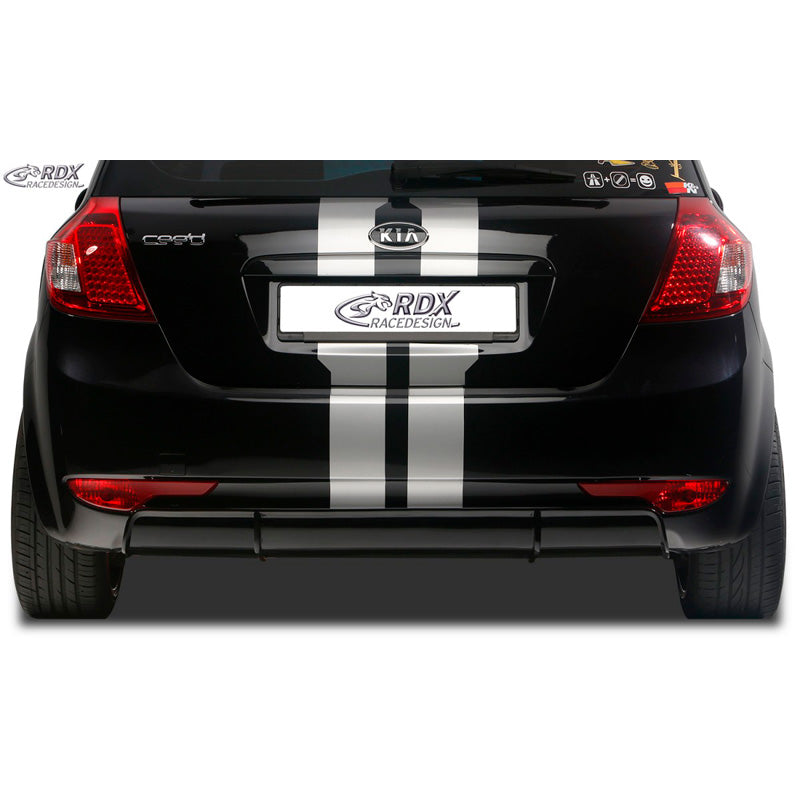 RDX Racedesign, achterbumperdiffusor, past op Kia Cee'd ED HB 2007-2012 (ABS glanzend zwart)