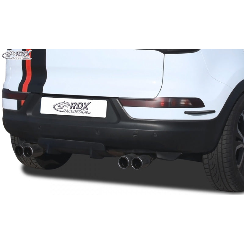 RDX Racedesign, Rear bumper skirt 'Diffusor U-Diff', fits Kia Sportage (SL) 2010-2015 (PU)
