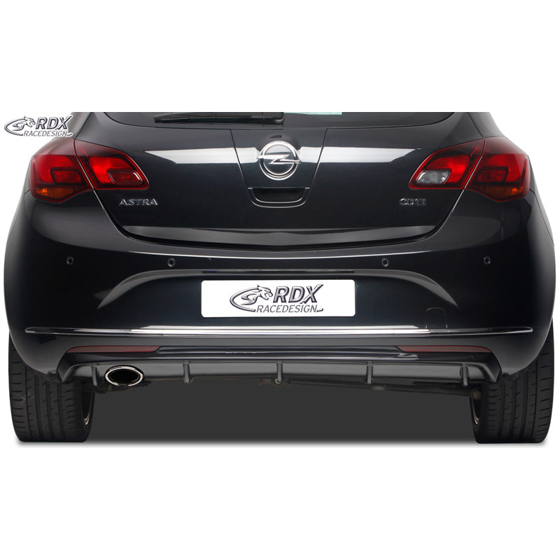 RDX Racedesign, bas de pare-chocs arrière 'Diffuseur', compatible avec Opel Astra J 5 portes 2009-2015 excl. Sportstourer (PUR)