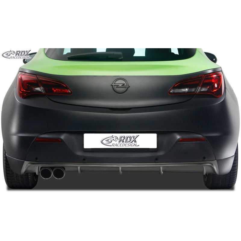 RDX Racedesign, lame de pare-chocs arrière « Diffuseur », convient pour Opel Astra J GTC 2009-2015 excl. OPC (PUR)