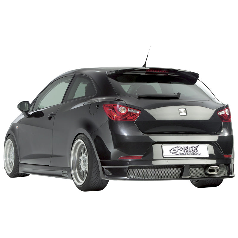 RDX Racedesign, bas de pare-chocs arrière, compatible avec Seat Ibiza 6J SC 3 portes 2008-2012 excl. FR/Cupra (PU)