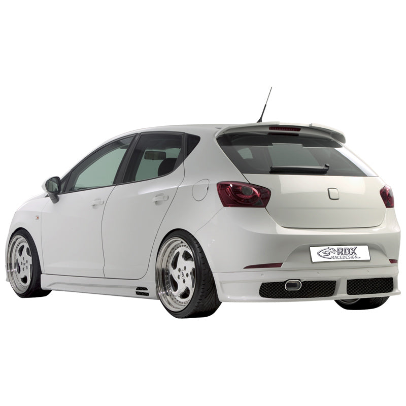 RDX Racedesign, bas de pare-chocs arrière, compatible avec Seat Ibiza 6J 5 portes 2008- excl. FR/Cupra (PU)