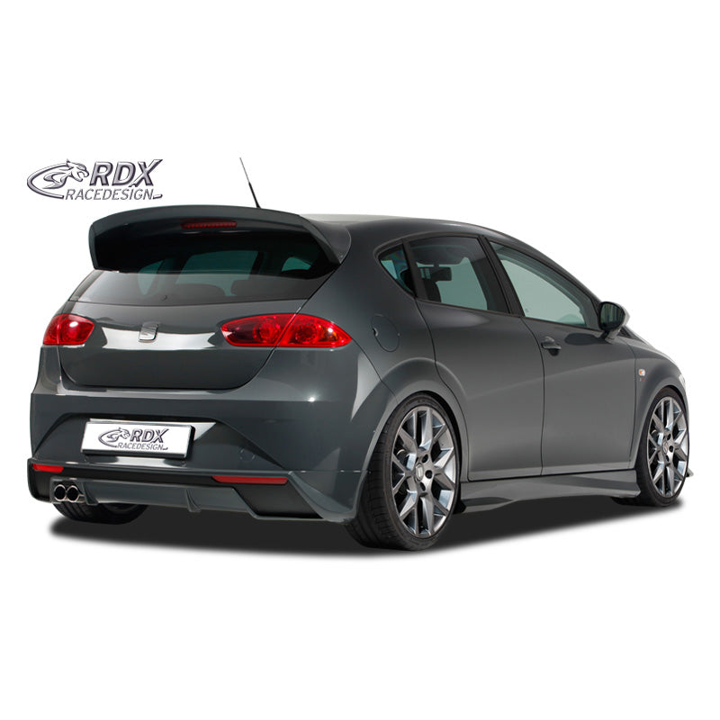 RDX Racedesign, lame de pare-chocs arrière, convient pour Seat Leon 1P restylé 2009-2012 excl. FR/Cupra (PUR)