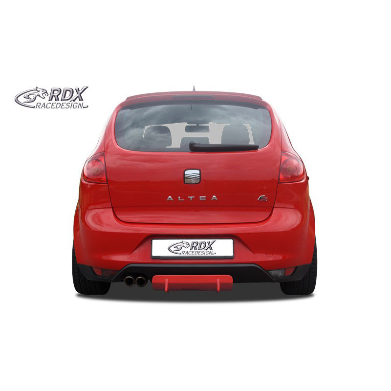 RDX Racedesign, achterbumperlip 'Diffusor U-Diff', geschikt voor Seat Altea (5P) incl. FR & XL 2004- (PU)