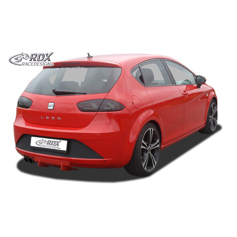 RDX Racedesign, rear bumper skirt 'Diffuser U-Diff', fits Seat Leon (1P) 2005-2012 (PU)