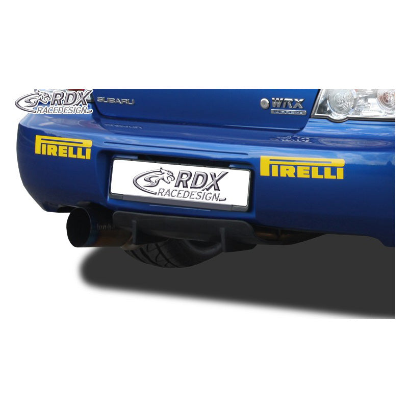 RDX Racedesign, rear bumper skirt 'Diffuser U-Diff', fits Subaru Impreza 3 (GD) WRX 2005-2007 (PU)
