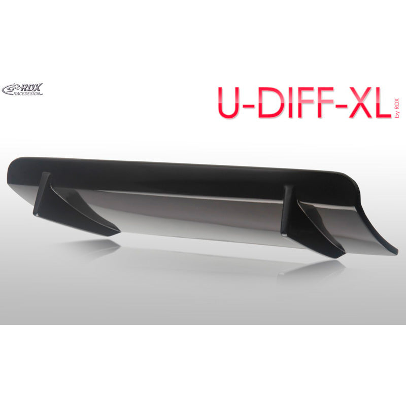 RDX Racedesign, lame de pare-chocs arrière « Diffuseur » universelle « U-Diff XL » 71,5cm (PU)