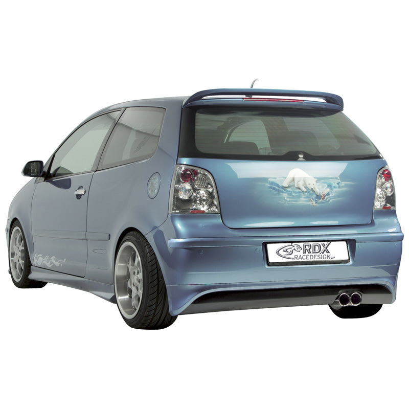 RDX Racedesign, lame de pare-chocs arrière, convient pour Volkswagen Polo 9N/9N2 01-09 (PU)