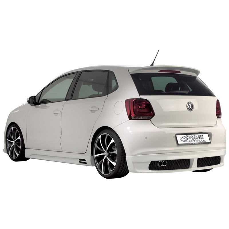 RDX Racedesign, lame de pare-chocs arrière, convient pour Volkswagen Polo 6R 2009- (PU)