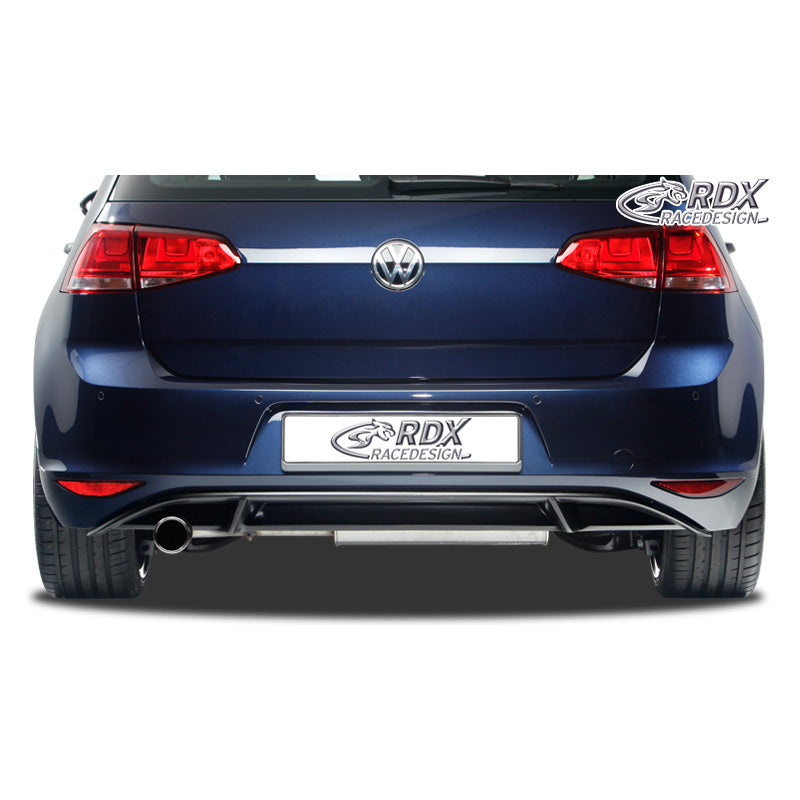 RDX Racedesign, Bas de pare-chocs arrière 'Diffusor', Fits Volkswagen Golf VII HB 3/5-doors 2012- excl. GTi/GTD (PUR)