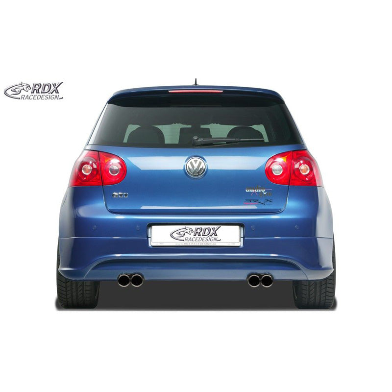 RDX Racedesign, jupe de pare-chocs arrière, compatible avec Volkswagen Golf V R32 à hayon 3/5 portes 2003-2008 (échappement gauche/droite) excl. Variant/Plus (ABS)