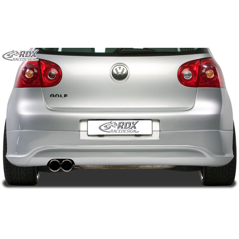 RDX Racedesign, jupe de pare-chocs arrière, convient pour Volkswagen Golf V R32 Hatchback 3/5 portes 2003-2008 (échappement à gauche) sauf Variant/Plus (ABS)