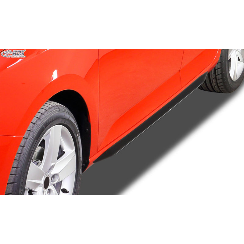 RDX Racedesign, bas de caisse « Slim », convient à Audi A6 (4F) Sedan/Avant 2005-2011 (ABS noir brillant)