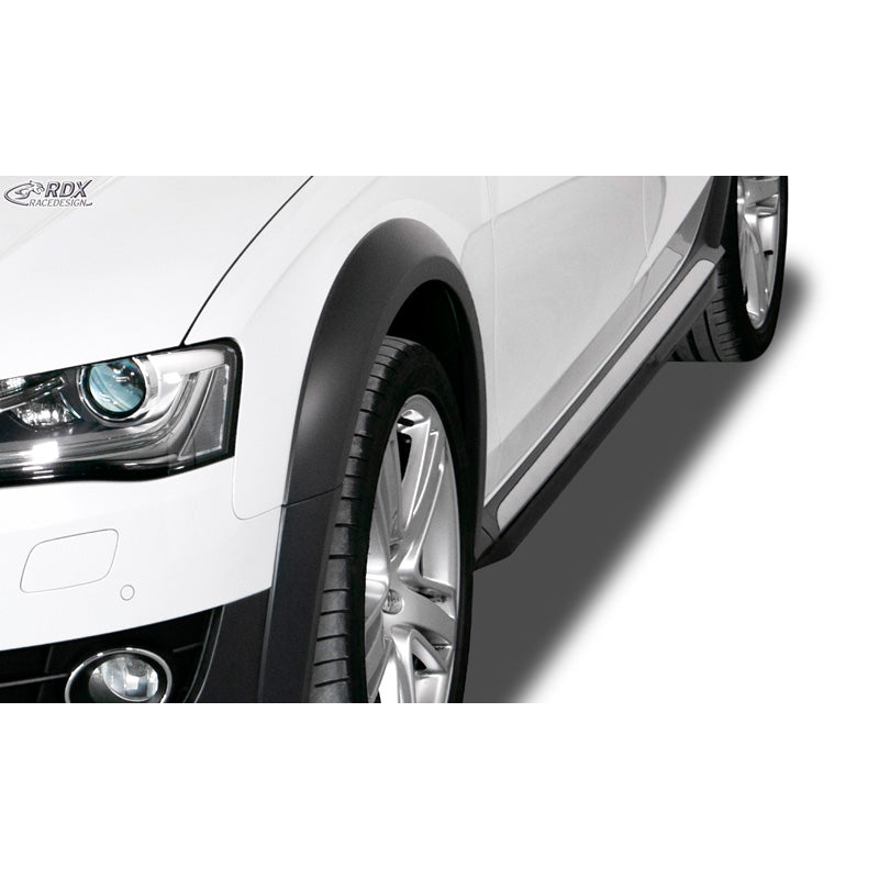 RDX Racedesign, sideskirts ‘Slim’, past op Audi A4 (B8) Allroad 2011- (ABS glanzend zwart)