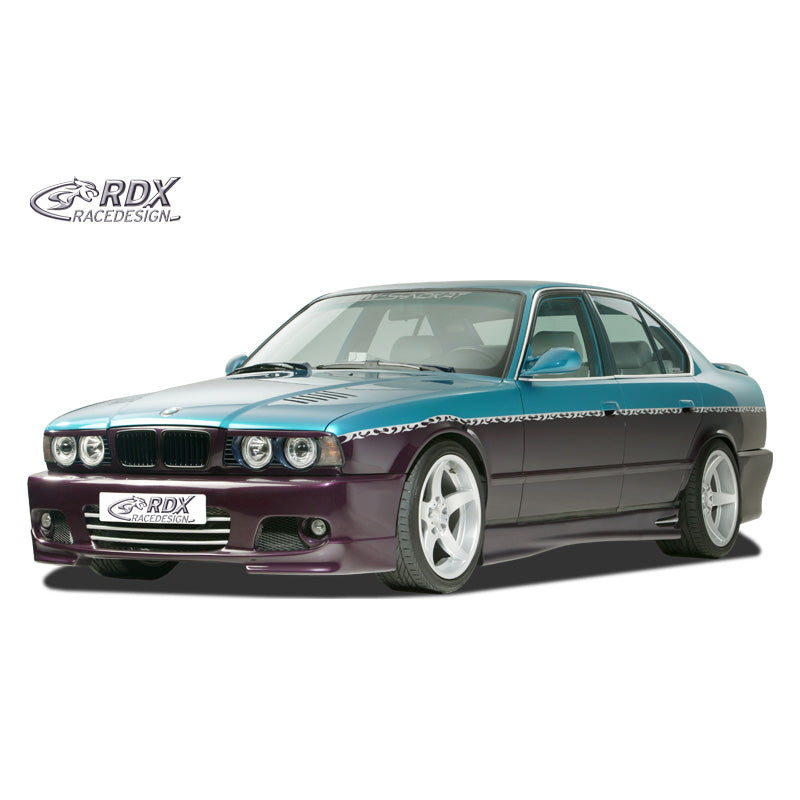 RDX Racedesign, Side skirts, fits BMW 5-Series E34 Sedan/Touring 'GT4' (ABS)
