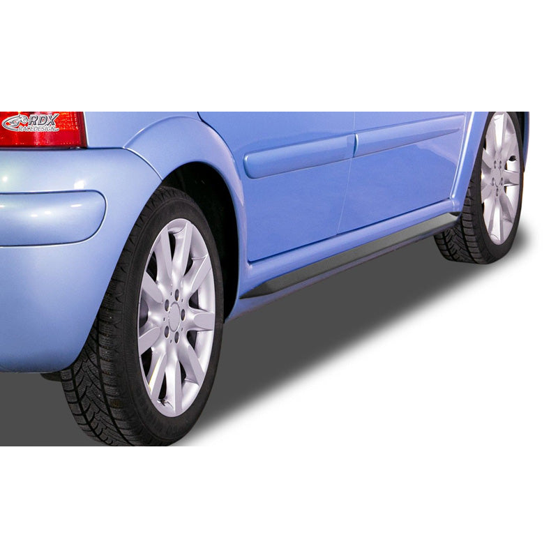 RDX Racedesign, Side skirts, fits Citroen C3 2002-2009 'Slim' (ABS)