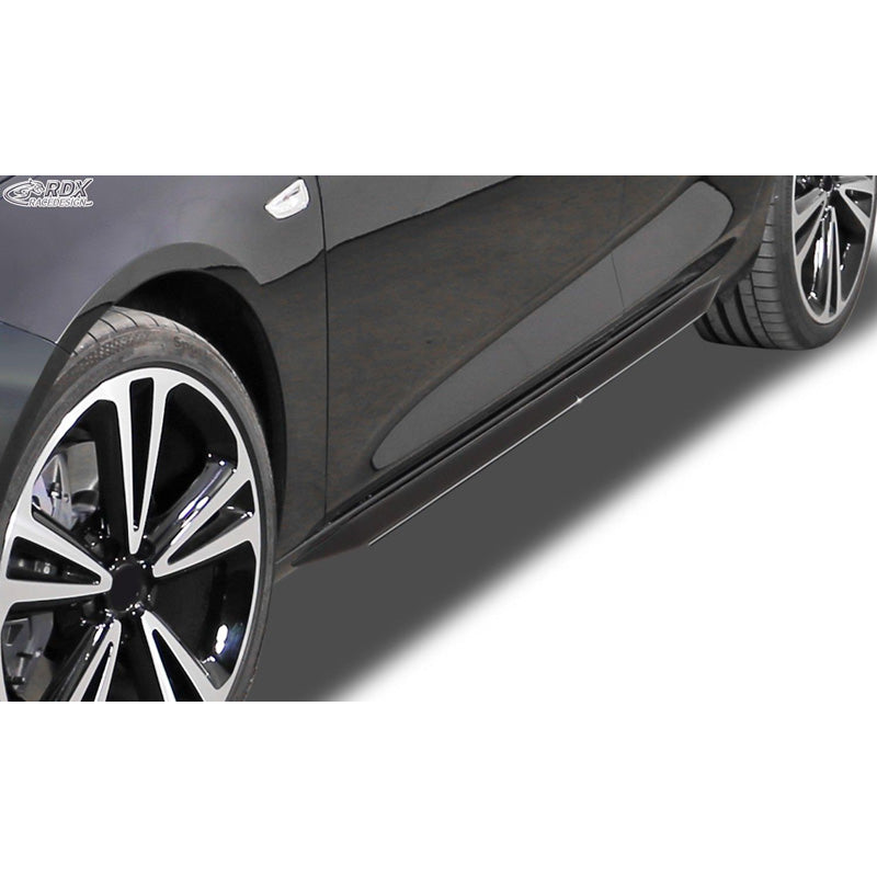RDX Racedesign, Side skirts, fits Dodge Caliber 2006- 'Slim' (ABS)