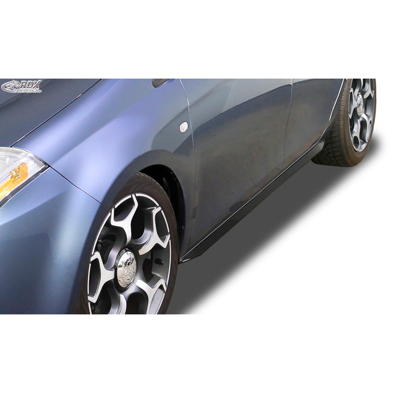 RDX Racedesign, Side skirts 'Slim', fits Fiat Bravo 2007-2014 (ABS glossy black)